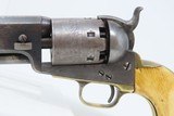 FANTASTIC 3rd Model COLT Model 1851 NAVY .36 Caliber Revolver Antique IVORY MADE in 1853 with ANTIQUE IVORY GRIPS! - 4 of 22