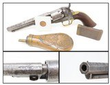 ANTEBELLUM Antique COLT Model 1849 POCKET .31 Caliber PERCUSSION Revolver
With Civil War Era Penny, Powder Flask, Match Tin - 1 of 25