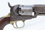 ANTEBELLUM Antique COLT Model 1849 POCKET .31 Caliber PERCUSSION Revolver
With Civil War Era Penny, Powder Flask, Match Tin - 21 of 25