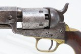 ANTEBELLUM Antique COLT Model 1849 POCKET .31 Caliber PERCUSSION Revolver
With Civil War Era Penny, Powder Flask, Match Tin - 5 of 25