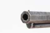 ANTEBELLUM Antique COLT Model 1849 POCKET .31 Caliber PERCUSSION Revolver
With Civil War Era Penny, Powder Flask, Match Tin - 14 of 25