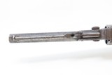 ANTEBELLUM Antique COLT Model 1849 POCKET .31 Caliber PERCUSSION Revolver
With Civil War Era Penny, Powder Flask, Match Tin - 17 of 25