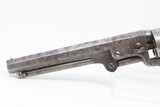 ANTEBELLUM Antique COLT Model 1849 POCKET .31 Caliber PERCUSSION Revolver
With Civil War Era Penny, Powder Flask, Match Tin - 6 of 25