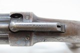 Scarce 1840s NORWICH Allen & Thurber PEPPERBOX Revolver .31 Caliber ANTIQUE An Early Double Action Revolver & Favorite of the 49ers! - 8 of 19
