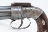 Scarce 1840s NORWICH Allen & Thurber PEPPERBOX Revolver .31 Caliber ANTIQUE An Early Double Action Revolver & Favorite of the 49ers! - 4 of 19