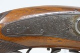 1850s HANOVER German .48 Caliber Percussion Pistol by LÖFFLER Antique Engraved, Single Set Trigger, Octagonal Barrel - 6 of 18