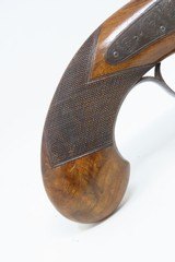 1850s HANOVER German .48 Caliber Percussion Pistol by LÖFFLER Antique Engraved, Single Set Trigger, Octagonal Barrel - 3 of 18