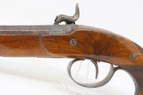 1850s HANOVER German .48 Caliber Percussion Pistol by LÖFFLER Antique Engraved, Single Set Trigger, Octagonal Barrel - 17 of 18