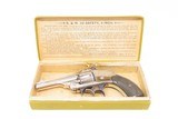 c1905 Nickel SMITH & WESSON .32 Safety Hammerless Revolver Factory Box C&R
“NEW DEPARTURE” aka “LEMON SQUEEZER” - 2 of 23