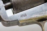 ANTEBELLUM Antique COLT Model 1849 POCKET .31 Caliber PERCUSSION RevolverManufactured In 1854! - 6 of 23