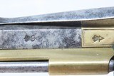 LION POMMEL Belt Pistol by WILLIAM HOLLIS of CHELTENHAM England .54 Caliber
c1840s ENGLISH Sidearm Antique - 10 of 17