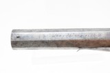 LION POMMEL Belt Pistol by WILLIAM HOLLIS of CHELTENHAM England .54 Caliber
c1840s ENGLISH Sidearm Antique - 13 of 17