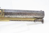 LION POMMEL Belt Pistol by WILLIAM HOLLIS of CHELTENHAM England .54 Caliber
c1840s ENGLISH Sidearm Antique - 5 of 17
