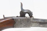 Engraved PAIR of SMITH ENGLISH Antique BOXLOCK Percussion BELT/MUFF Pistols With FOLDING TRIGGERS & SCREW OFF BARRELS! - 17 of 25