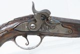 GORGEOUS Cast Carved Antique Spanish MIQUELET .50 Caliber Percussion PISTOL
Stately Sidearm from Early-19th Century Spain - 17 of 18