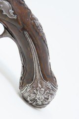 GORGEOUS Cast Carved Antique Spanish MIQUELET .50 Caliber Percussion PISTOL
Stately Sidearm from Early-19th Century Spain - 15 of 18