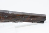 GORGEOUS Cast Carved Antique Spanish MIQUELET .50 Caliber Percussion PISTOL
Stately Sidearm from Early-19th Century Spain - 8 of 18