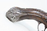 GORGEOUS Cast Carved Antique Spanish MIQUELET .50 Caliber Percussion PISTOL
Stately Sidearm from Early-19th Century Spain - 7 of 18