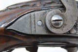 GORGEOUS Cast Carved Antique Spanish MIQUELET .50 Caliber Percussion PISTOL
Stately Sidearm from Early-19th Century Spain - 11 of 18