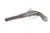 GORGEOUS Cast Carved Antique Spanish MIQUELET .50 Caliber Percussion PISTOL
Stately Sidearm from Early-19th Century Spain - 9 of 18