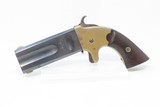 SCARCE Antique AMERICAN ARMS .32 Cal. Rimfire SWIVEL BARREL Double Deringer 1 of less than 5,000 Produced & Made in Boston! - 2 of 17