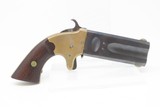 SCARCE Antique AMERICAN ARMS .32 Cal. Rimfire SWIVEL BARREL Double Deringer 1 of less than 5,000 Produced & Made in Boston! - 14 of 17