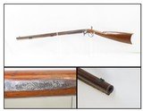 Rare PENNSYLVANIA Antique W.E. ROBBINS .38 Cal Percussion UNDERHAMMER Rifle Unique, and Practical Design from the 1840s - 1 of 16