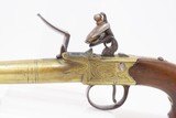 Grotesque Mask WILLIAM GRICE of LONDON Brass .60 Caliber FLINTLOCK Pistol
Circa Late-1700s Sidearm Belt Sized Pistol - 4 of 19