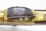 Grotesque Mask WILLIAM GRICE of LONDON Brass .60 Caliber FLINTLOCK Pistol
Circa Late-1700s Sidearm Belt Sized Pistol - 12 of 19