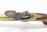 Grotesque Mask WILLIAM GRICE of LONDON Brass .60 Caliber FLINTLOCK Pistol
Circa Late-1700s Sidearm Belt Sized Pistol - 8 of 19