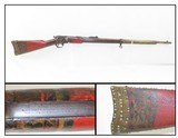 c1885 PAINTED Chinese WINCHESTER-HOTCHKISS Bolt Action Rifle.45-70 GOVT One-of-a-Kind Ornamented Rifle from the Orient! - 1 of 22