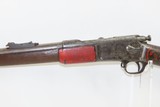 c1885 PAINTED Chinese WINCHESTER-HOTCHKISS Bolt Action Rifle.45-70 GOVT One-of-a-Kind Ornamented Rifle from the Orient! - 19 of 22