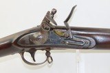Antique U.S. SPRINGFIELD ARSENAL Model 1816 .69 Caliber FLINTLOCK MusketFlintlock Made in 1836 with BAYONET & SCABBARD - 4 of 22
