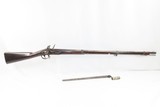 Antique U.S. SPRINGFIELD ARSENAL Model 1816 .69 Caliber FLINTLOCK MusketFlintlock Made in 1836 with BAYONET & SCABBARD - 2 of 22