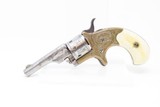 Factory ENGRAVED Antique COLT Open Top 7-Shot .22 RF Pocket REVOLVER Ivory Colt’s Answer to Smith & Wesson’s No. 1 Revolver - 2 of 16