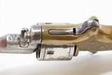 Factory ENGRAVED Antique COLT Open Top 7-Shot .22 RF Pocket REVOLVER Ivory Colt’s Answer to Smith & Wesson’s No. 1 Revolver - 11 of 16