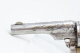 Factory ENGRAVED Antique COLT Open Top 7-Shot .22 RF Pocket REVOLVER Ivory Colt’s Answer to Smith & Wesson’s No. 1 Revolver - 5 of 16