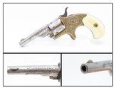 Factory ENGRAVED Antique COLT Open Top 7-Shot .22 RF Pocket REVOLVER Ivory Colt’s Answer to Smith & Wesson’s No. 1 Revolver - 1 of 16