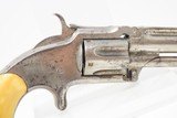 NICKEL & IVORY Antique SMITH & WESSON No. 1 1/2 .32 SINGLE ACTION REVOLVER SW Handsome Little Hideout Revolver! - 16 of 17