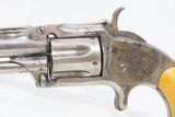 NICKEL & IVORY Antique SMITH & WESSON No. 1 1/2 .32 SINGLE ACTION REVOLVER SW Handsome Little Hideout Revolver! - 4 of 17