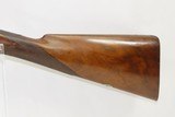 Antique J.S. TROWBRIDGE & Co. Percussion SxS Double Barrel HAMMER ShotgunEngraved ENGLISH Double Barrel Fowling Gun - 3 of 21