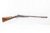 Antique J.S. TROWBRIDGE & Co. Percussion SxS Double Barrel HAMMER ShotgunEngraved ENGLISH Double Barrel Fowling Gun - 16 of 21