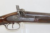 Antique J.S. TROWBRIDGE & Co. Percussion SxS Double Barrel HAMMER ShotgunEngraved ENGLISH Double Barrel Fowling Gun - 18 of 21