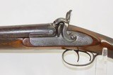 Antique J.S. TROWBRIDGE & Co. Percussion SxS Double Barrel HAMMER ShotgunEngraved ENGLISH Double Barrel Fowling Gun - 4 of 21