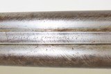 Antique J.S. TROWBRIDGE & Co. Percussion SxS Double Barrel HAMMER ShotgunEngraved ENGLISH Double Barrel Fowling Gun - 10 of 21