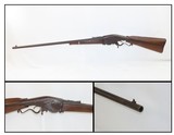 Antique EVANS “TRANSITIONAL” Lever Action MAINE Made “SPORTING MODEL” Rifle 1 of 1,050; SCARCE 28-Round Repeater - 1 of 16