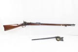 Antique U.S. SPRINGFIELD Model 1884 “TRAPDOOR” .45-70 GOVT Caliber RifleWith SOCKET BAYONET and SCABBARD/HANGER - 2 of 22