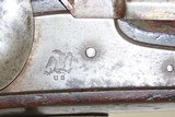 RARE ARTILLERY MUSKETOON Antique SPRINGFIELD ARMORY Model 1847 .69 CaliberMade in 1855! - 6 of 22