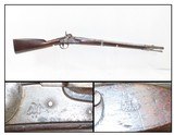 RARE ARTILLERY MUSKETOON Antique SPRINGFIELD ARMORY Model 1847 .69 CaliberMade in 1855! - 1 of 22