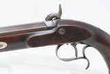 Antique ROBERTSON of PHILADELPHIA Percussion Target Pistol Dueling .48 Cal. 19th Century Percussion Single Shot Pistol - 18 of 19